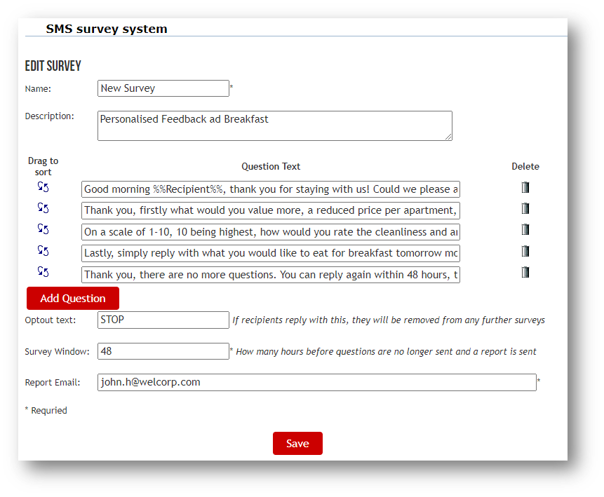 SMS Surveys for Customer Engagement - SMS survey system setup
